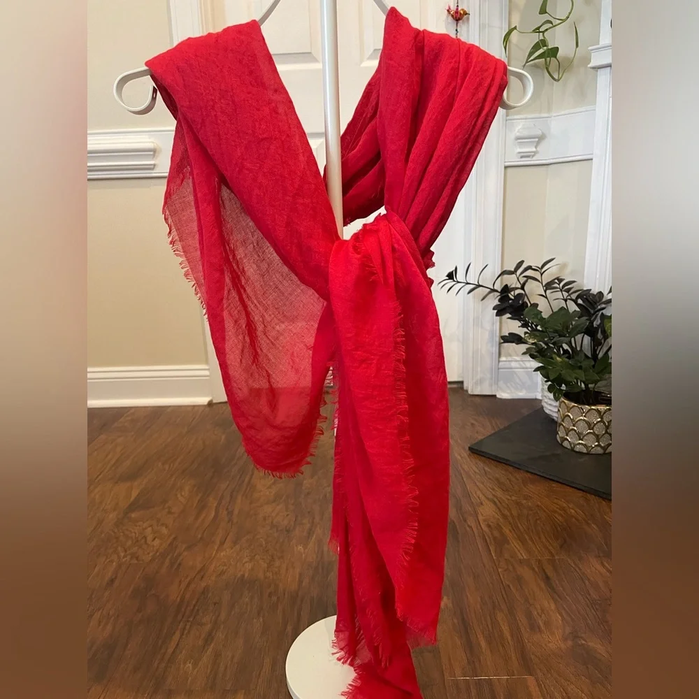 A New Day Red Scarf